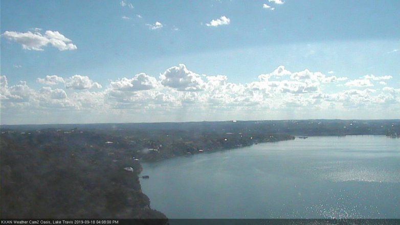 Lake Travis webcam, September 18, 2019 3:10 PM CT