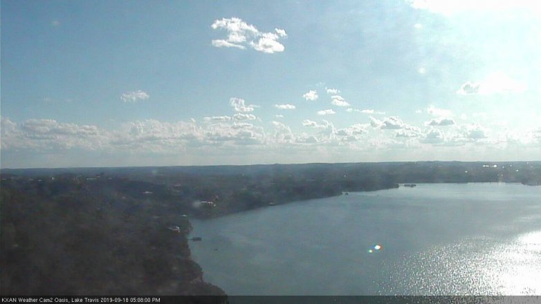 Lake Travis webcam, September 18, 2019 4:10 PM CT