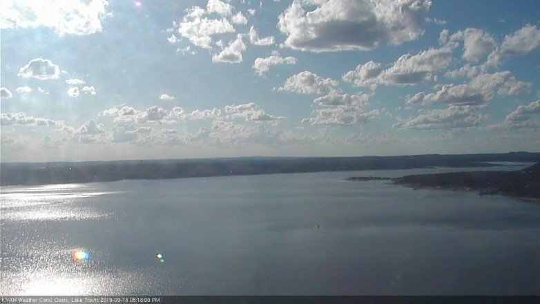 Lake Travis webcam, September 18, 2019 4:20 PM CT