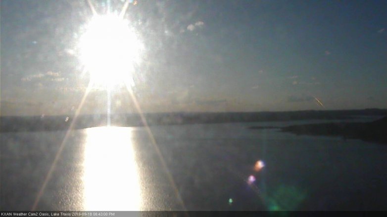Lake Travis webcam, September 18, 2019 5:45 PM CT