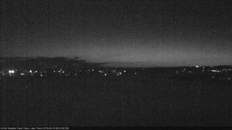 Lake Travis webcam, September 18, 2019 7:25 PM CT