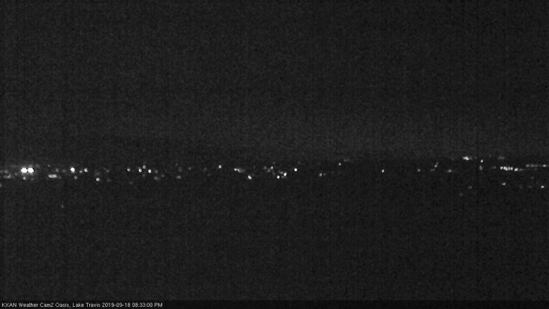 Lake Travis webcam, September 18, 2019 7:35 PM CT