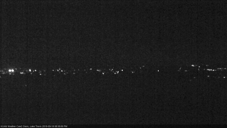 Lake Travis webcam, September 18, 2019 7:40 PM CT