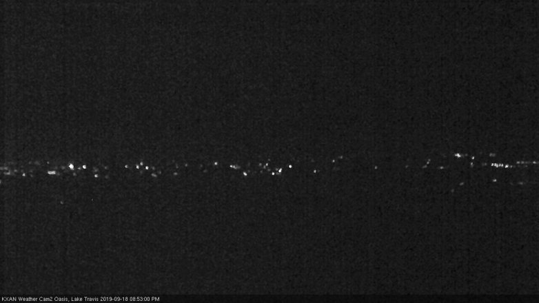 Lake Travis webcam, September 18, 2019 7:55 PM CT
