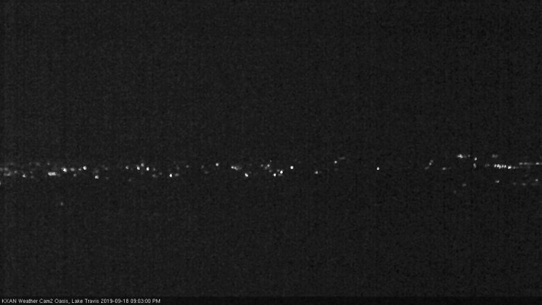 Lake Travis webcam, September 18, 2019 8:05 PM CT