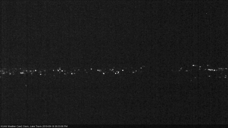 Lake Travis webcam, September 18, 2019 8:35 PM CT