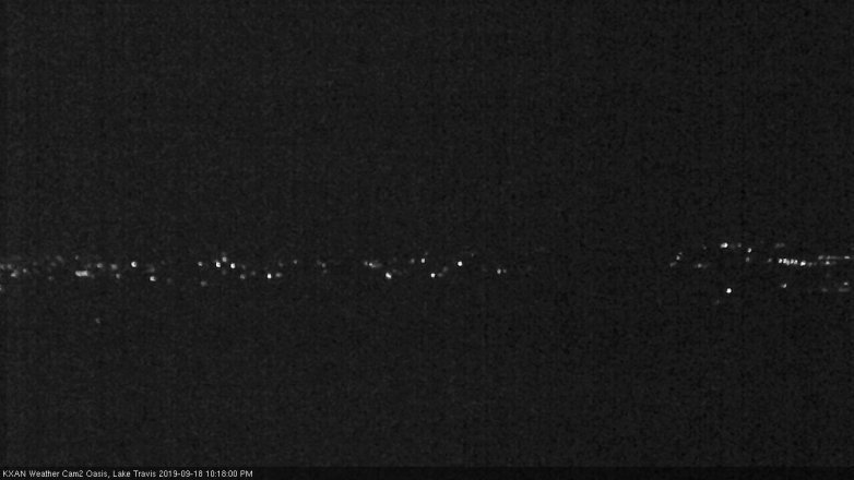 Lake Travis webcam, September 18, 2019 9:20 PM CT