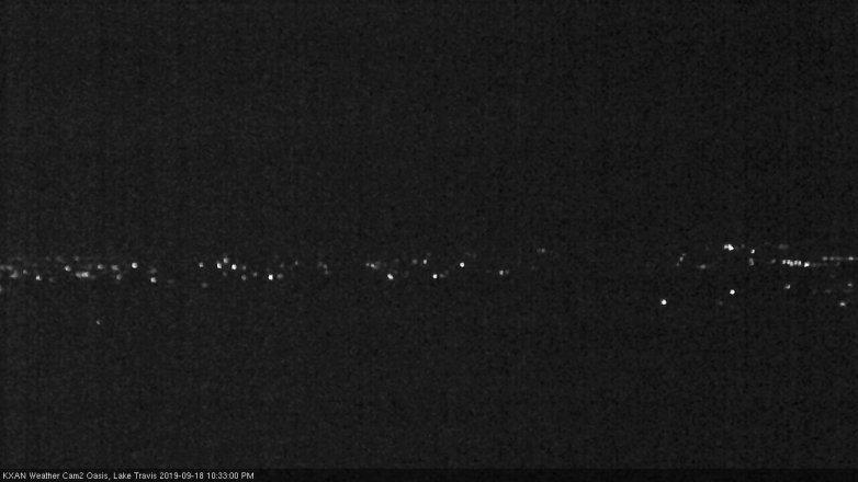 Lake Travis webcam, September 18, 2019 9:35 PM CT