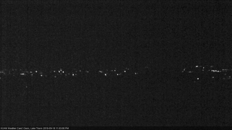 Lake Travis webcam, September 18, 2019 10:05 PM CT