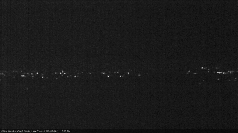Lake Travis webcam, September 18, 2019 10:15 PM CT