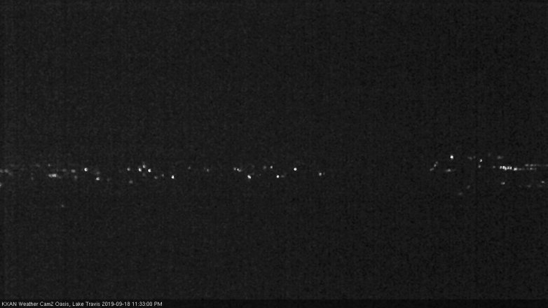 Lake Travis webcam, September 18, 2019 10:35 PM CT