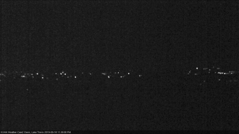 Lake Travis webcam, September 18, 2019 10:40 PM CT