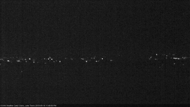 Lake Travis webcam, September 18, 2019 10:50 PM CT