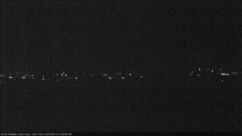 Lake Travis webcam, September 18, 2019 11:10 PM CT