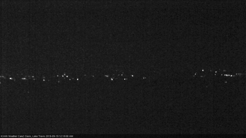 Lake Travis webcam, September 18, 2019 11:20 PM CT