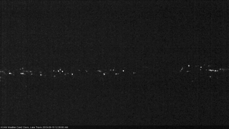 Lake Travis webcam, September 18, 2019 11:40 PM CT