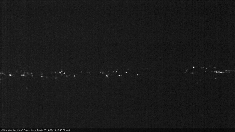 Lake Travis webcam, September 18, 2019 11:50 PM CT