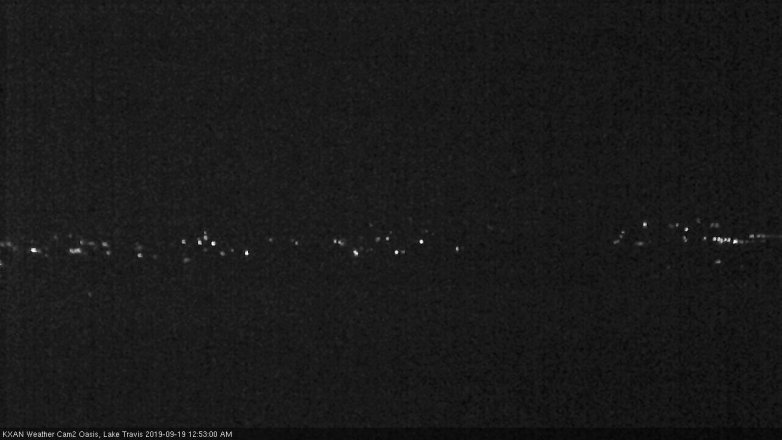 Lake Travis webcam, September 18, 2019 11:55 PM CT