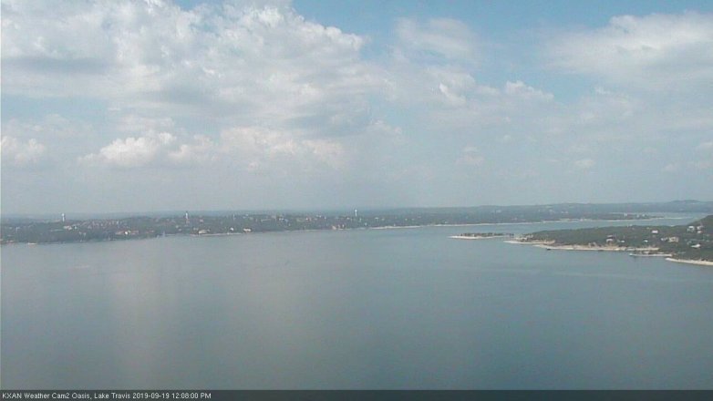 Lake Travis webcam, September 19, 2019 11:10 AM CT