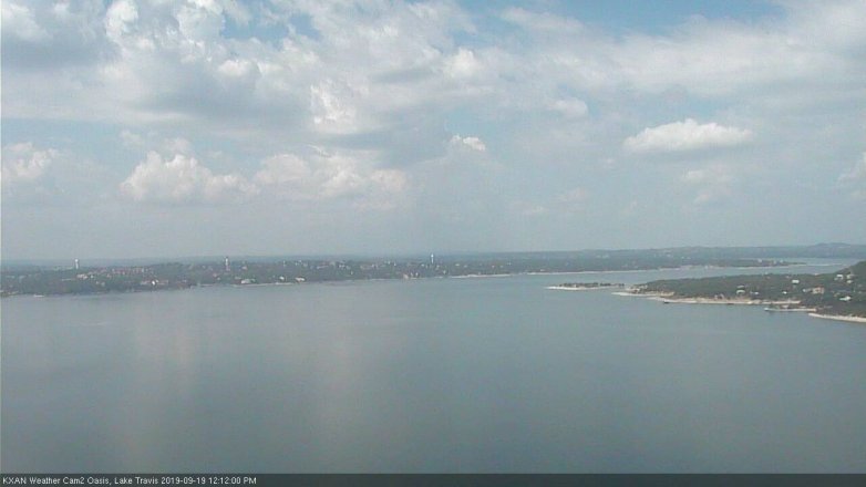 Lake Travis webcam, September 19, 2019 11:15 AM CT