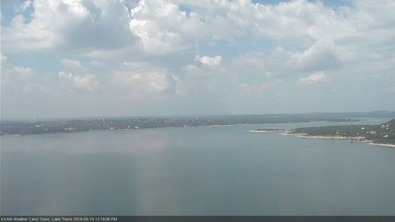 Lake Travis webcam, September 19, 2019 11:20 AM CT
