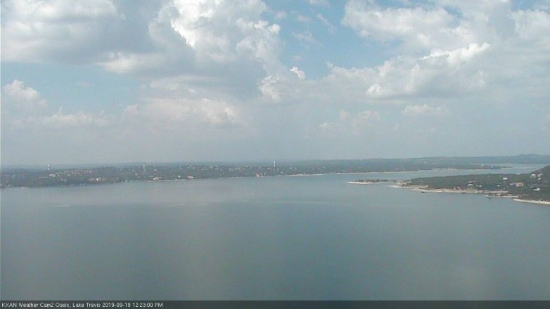 Lake Travis webcam, September 19, 2019 11:25 AM CT