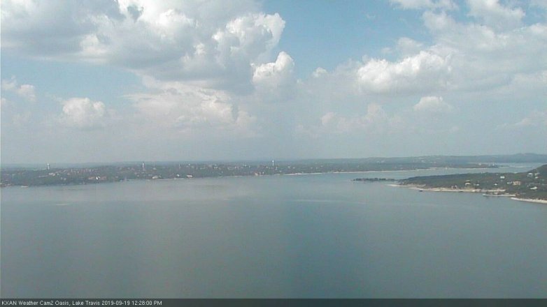 Lake Travis webcam, September 19, 2019 11:30 AM CT