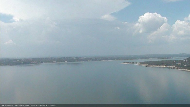 Lake Travis webcam, September 19, 2019 12:15 PM CT