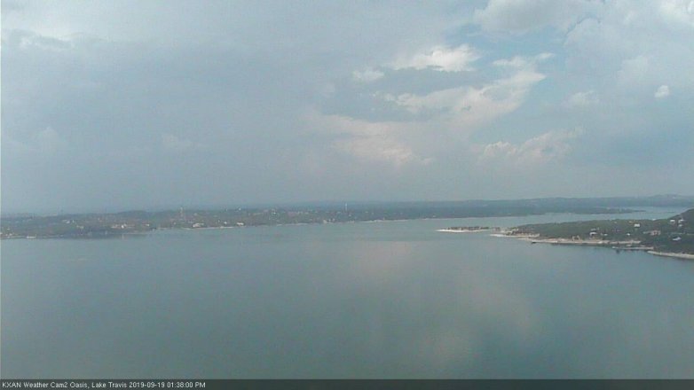 Lake Travis webcam, September 19, 2019 12:40 PM CT