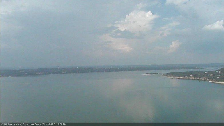 Lake Travis webcam, September 19, 2019 12:45 PM CT
