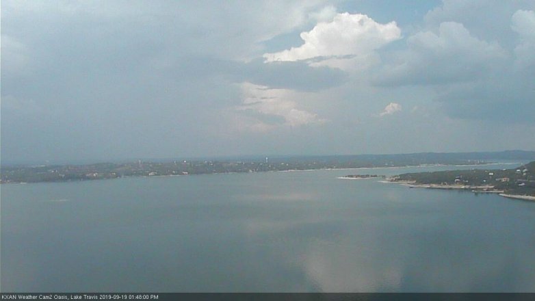 Lake Travis webcam, September 19, 2019 12:50 PM CT