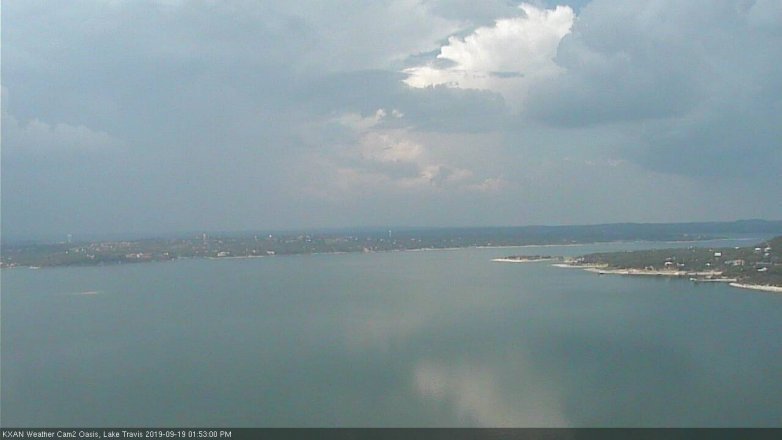 Lake Travis webcam, September 19, 2019 12:55 PM CT