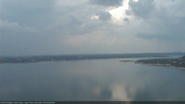 Lake Travis webcam, September 19, 2019 1:05 PM CT
