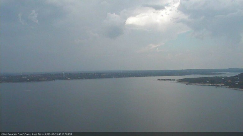 Lake Travis webcam, September 19, 2019 1:20 PM CT