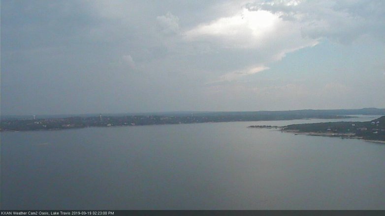 Lake Travis webcam, September 19, 2019 1:25 PM CT