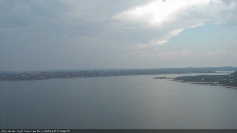 Lake Travis webcam, September 19, 2019 1:30 PM CT