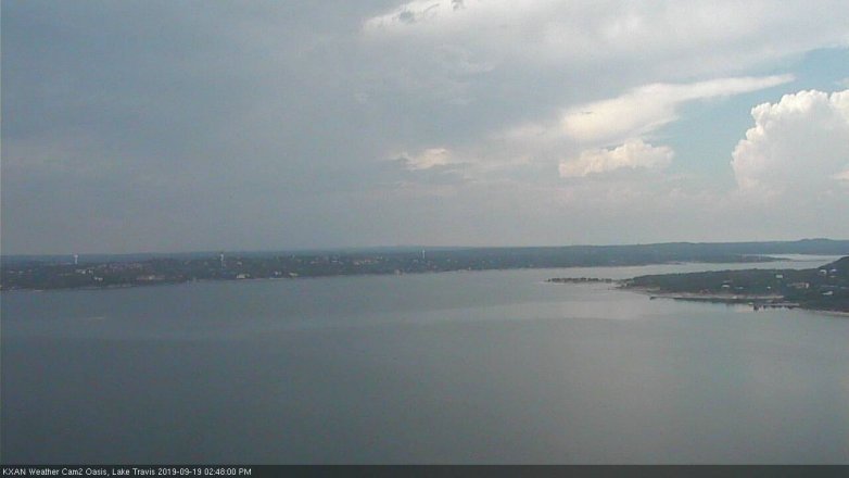 Lake Travis webcam, September 19, 2019 1:50 PM CT