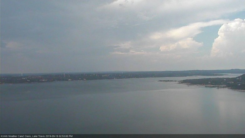 Lake Travis webcam, September 19, 2019 1:55 PM CT