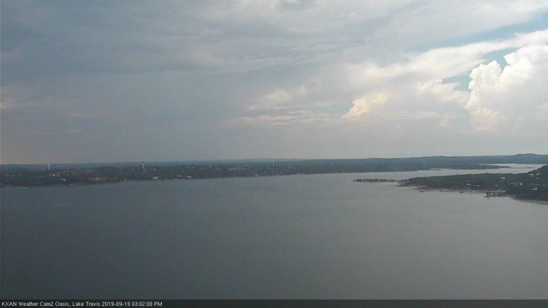 Lake Travis webcam, September 19, 2019 2:05 PM CT