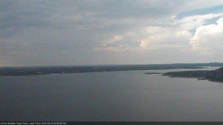 Lake Travis webcam, September 19, 2019 2:10 PM CT