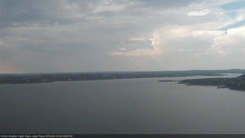 Lake Travis webcam, September 19, 2019 2:20 PM CT