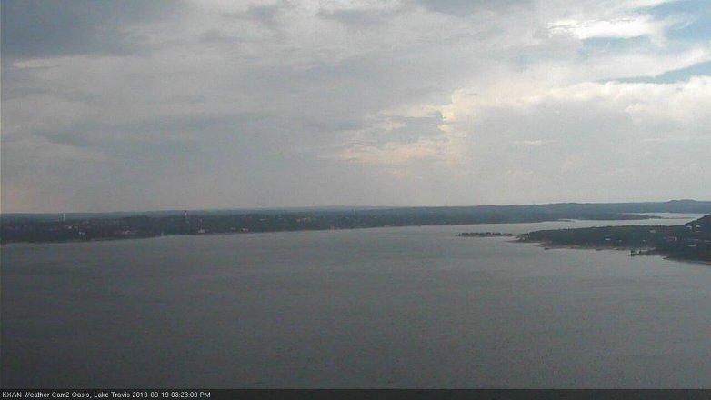 Lake Travis webcam, September 19, 2019 2:25 PM CT