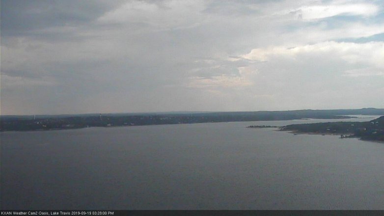 Lake Travis webcam, September 19, 2019 2:30 PM CT