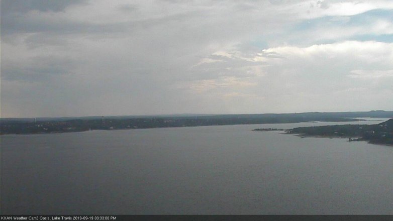 Lake Travis webcam, September 19, 2019 2:35 PM CT