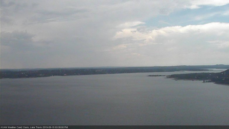Lake Travis webcam, September 19, 2019 2:40 PM CT
