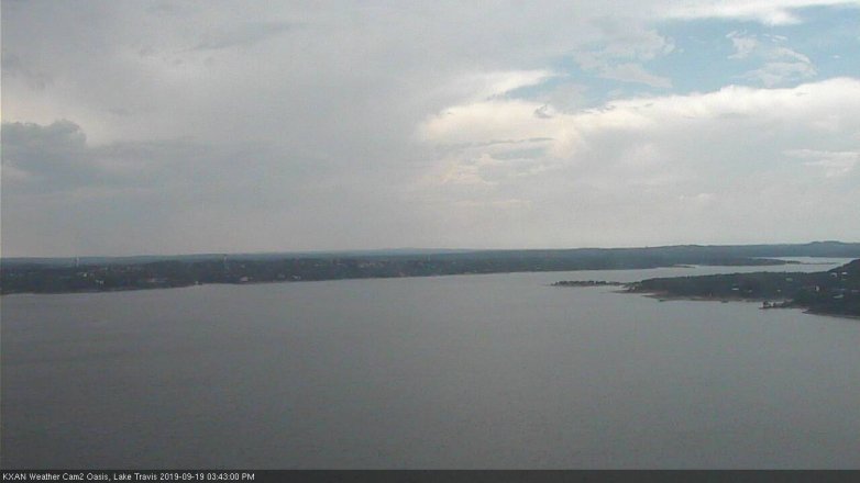 Lake Travis webcam, September 19, 2019 2:45 PM CT