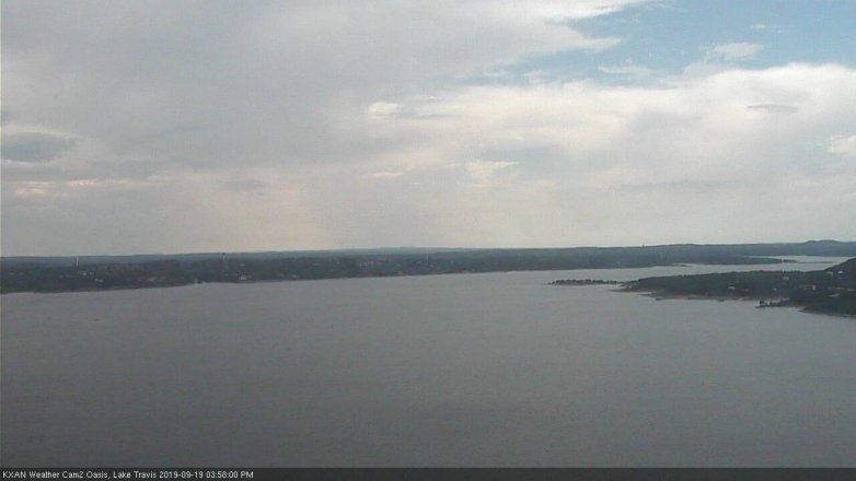 Lake Travis webcam, September 19, 2019 3:00 PM CT