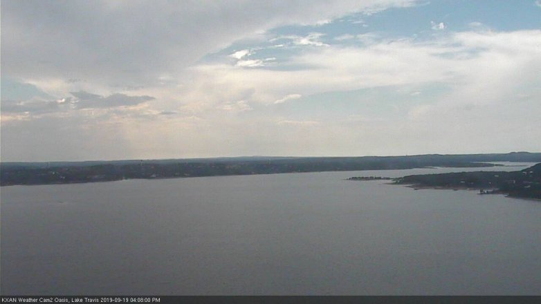 Lake Travis webcam, September 19, 2019 3:10 PM CT