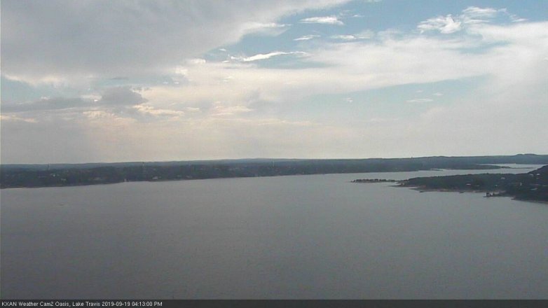 Lake Travis webcam, September 19, 2019 3:15 PM CT