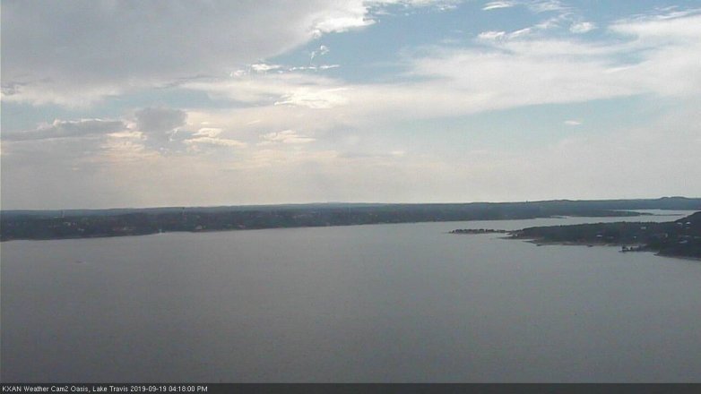 Lake Travis webcam, September 19, 2019 3:20 PM CT